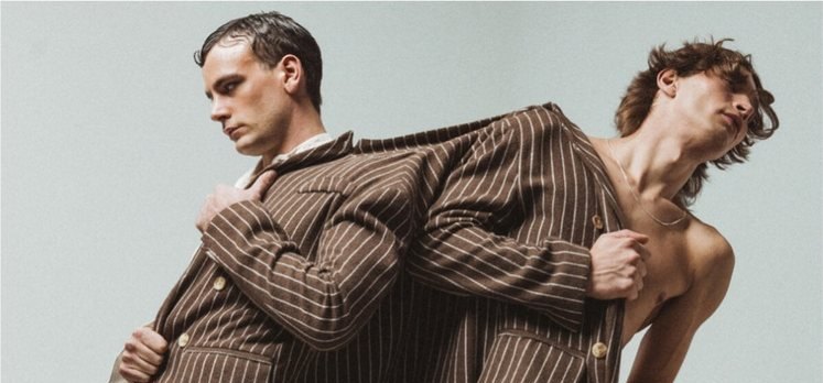 Menswear fashion story for Schön! Magazine — hair and grooming